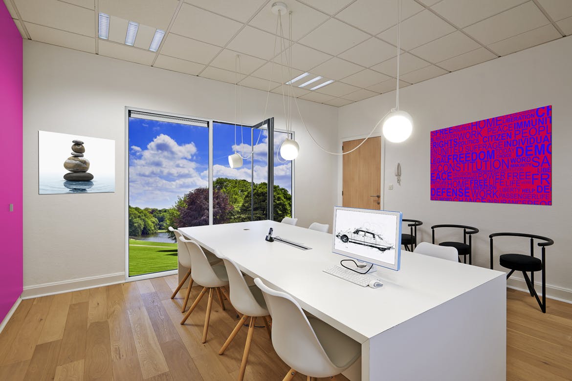 办公室装饰设计效果图样机模板 Office_Room-Mockup设计素材模板