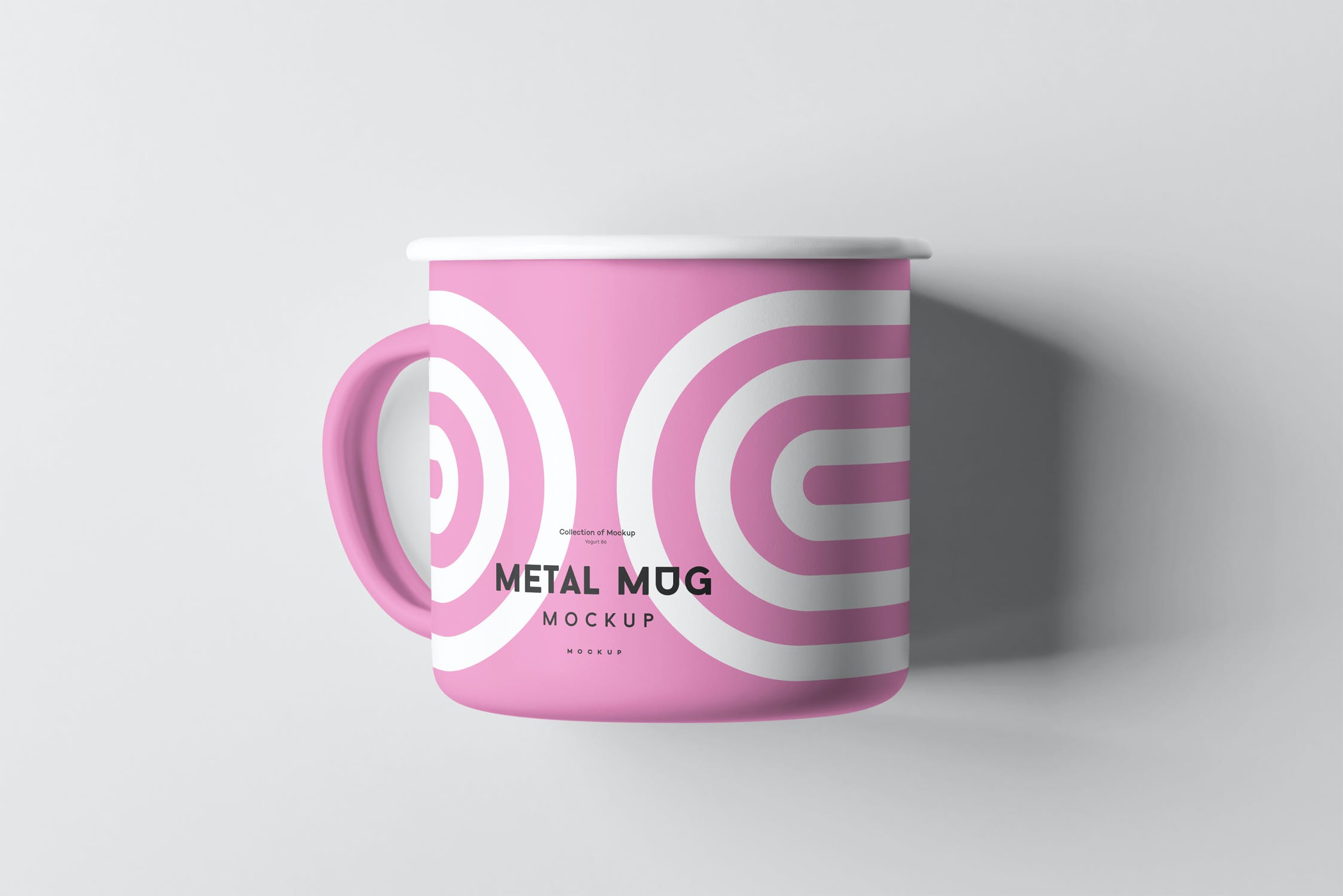 金属杯样机 Metal Mug Mock-up设计素材模板