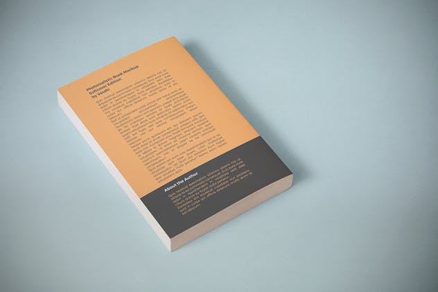 软封面书模样机模板 Softcover Book Mock-up设计素材模板