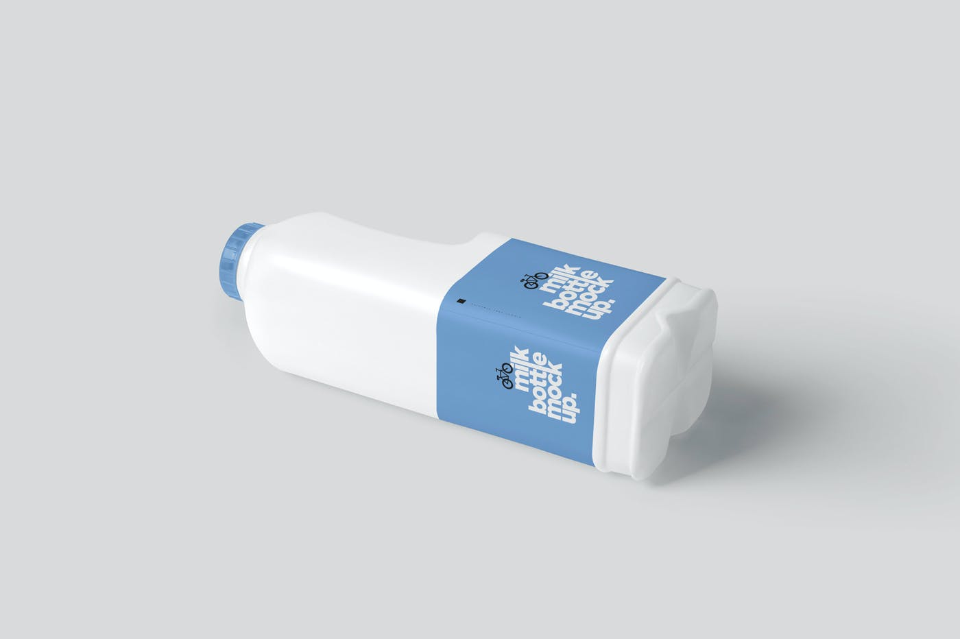 牛奶包装罐标签设计样机模板 Milk Packaging Jug Bottle Mockups设计素材模板