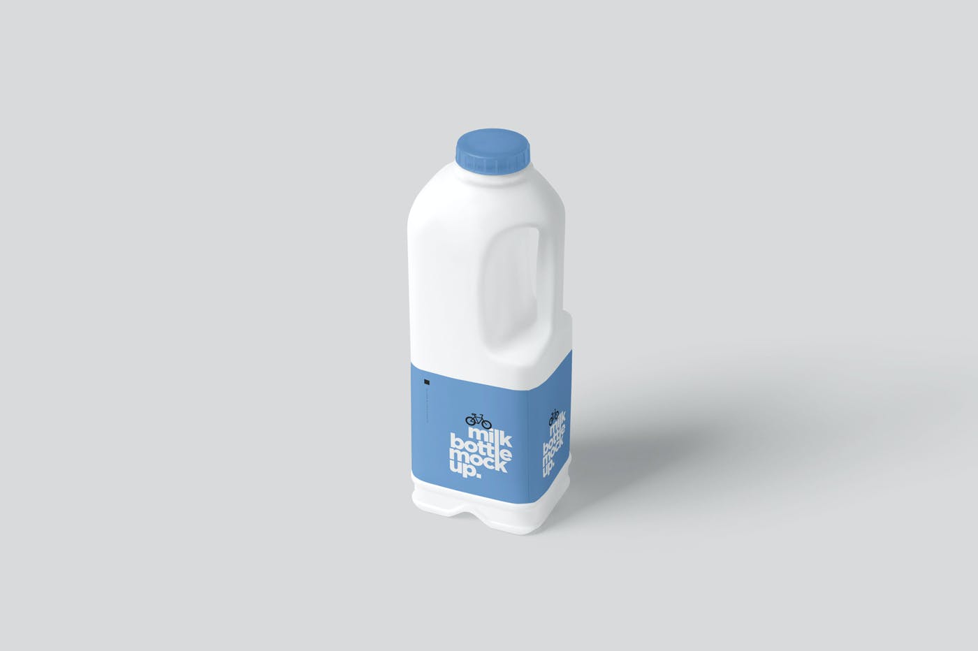 牛奶包装罐标签设计样机模板 Milk Packaging Jug Bottle Mockups设计素材模板