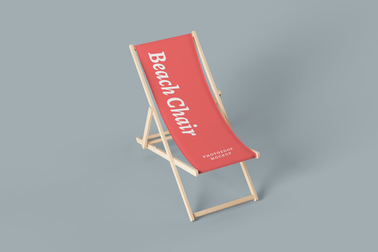 沙滩椅Logo&广告设计样机 Beach Chair Mockups设计素材模板