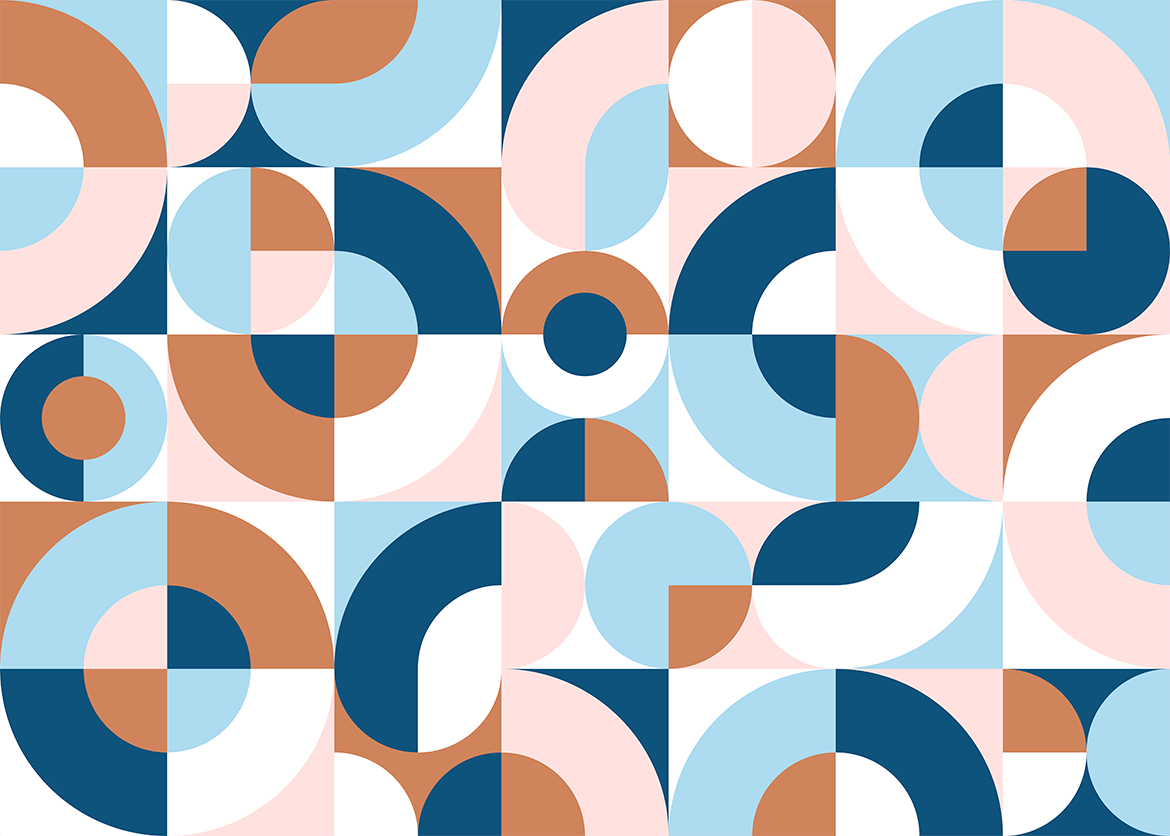 抽象圆形超高清图案背景素材 Background Abstract Circles Bauhaus Style设计素材模板