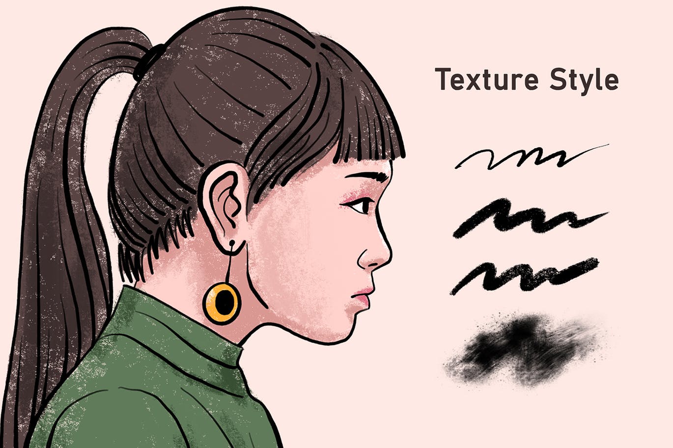 高级手绘画笔笔刷 InkDraw – Procrate Brushes设计素材模板