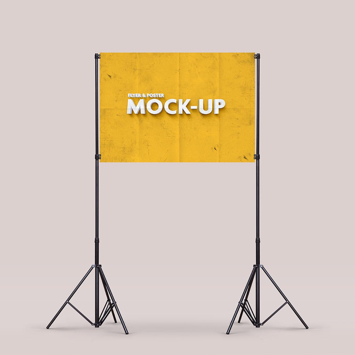 支架海报传单广告展示样机模板 Poster Mockup vol.2 / 10 Different Images设计素材模板