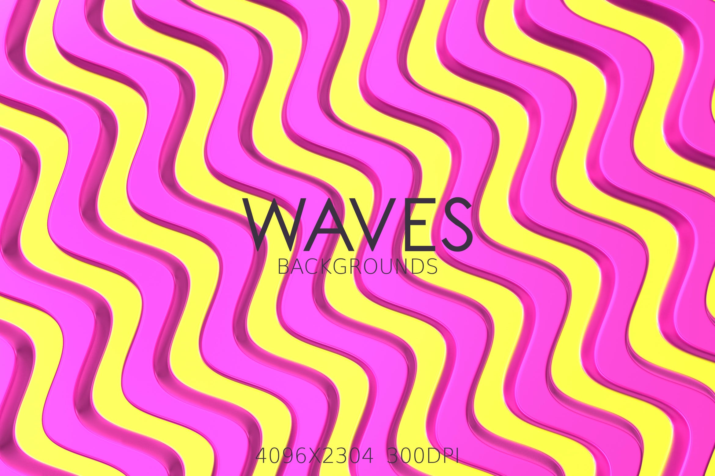波浪高清背景图素材 Colorful Waves Backgrounds设计素材模板