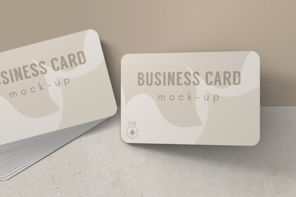 企业名片效果图设计样机v6 Business Card Mockup V.6