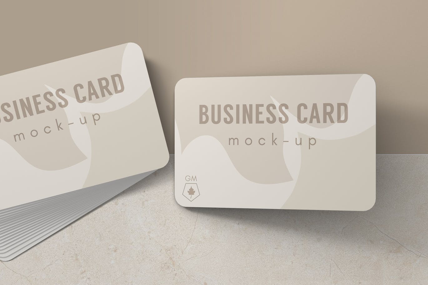 企业名片效果图设计样机v6 Business Card Mockup V.6设计素材模板