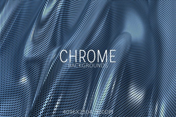 高清金属质感背景图素材 Chrome Metal Backgrounds