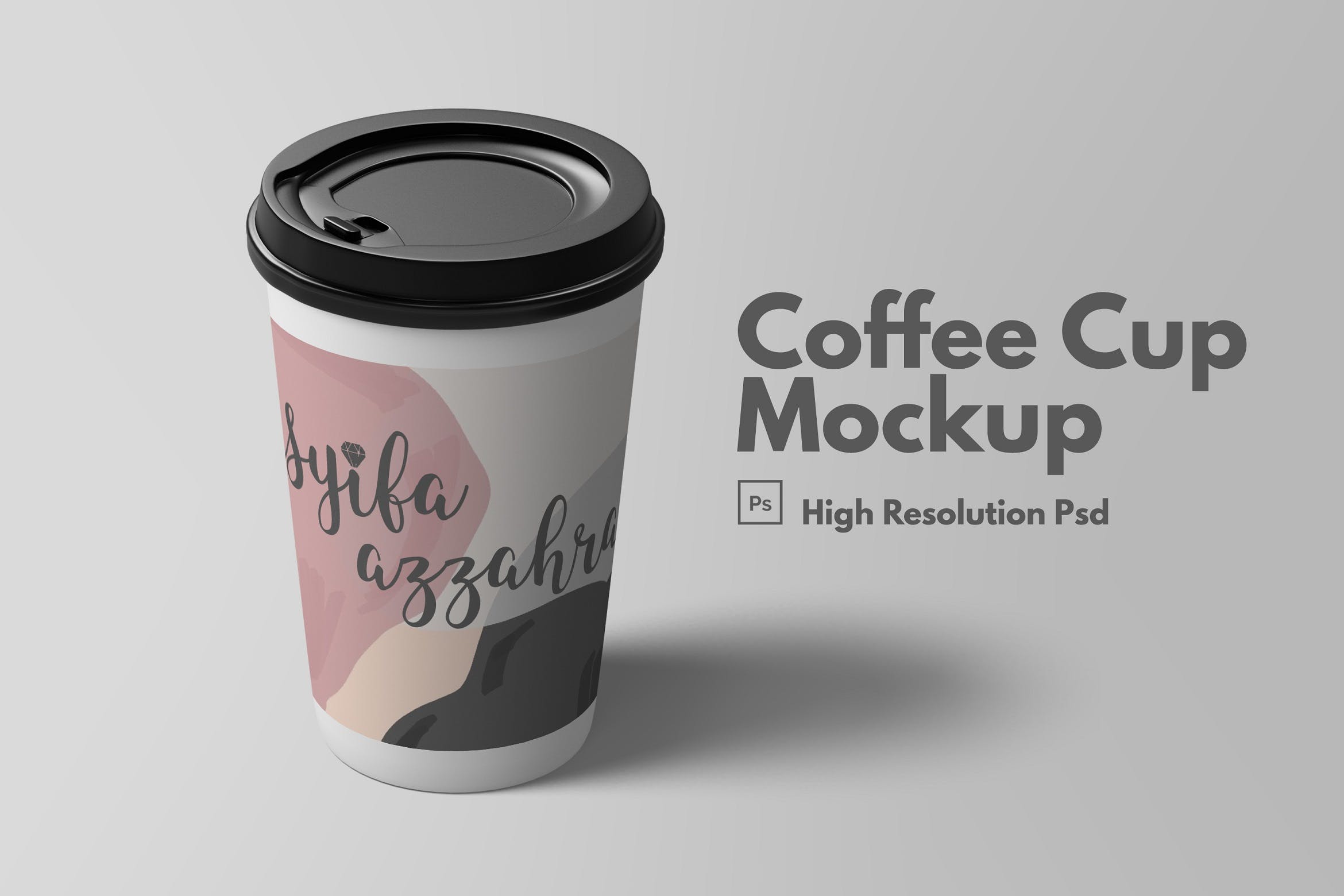 咖啡杯纸质热饮外包装设计效果图样机V.1 Coffee Cup Mockup V.1设计素材模板