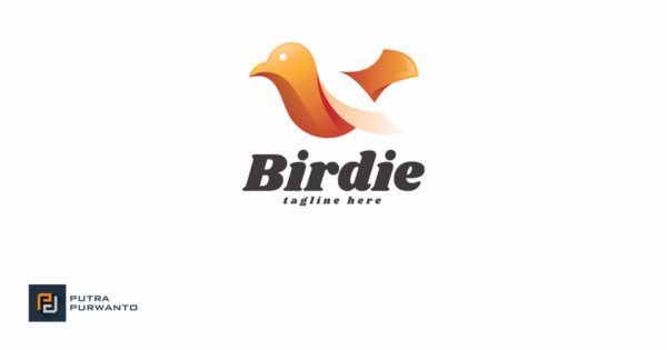 动物小鸟形象Logo设计模板 Birdie – Logo Template