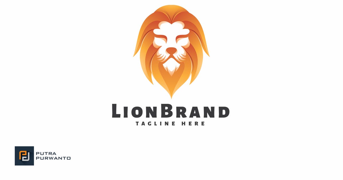 形象品牌狮子Logo设计模板 Lion Brand – Logo Template设计素材模板