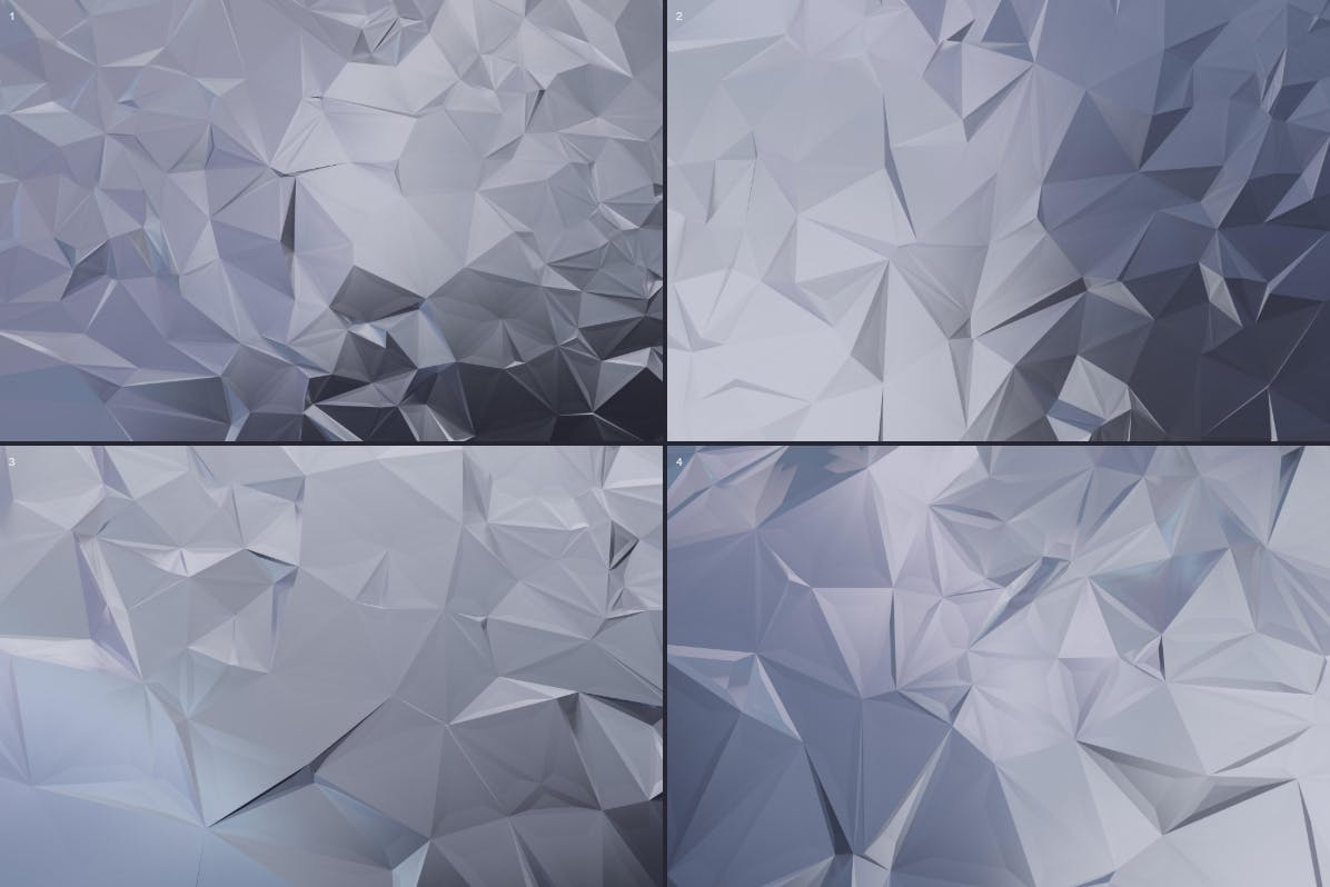 多边形抽象镜面背景图素材v2 Abstract Polygon Backgrounds设计素材模板