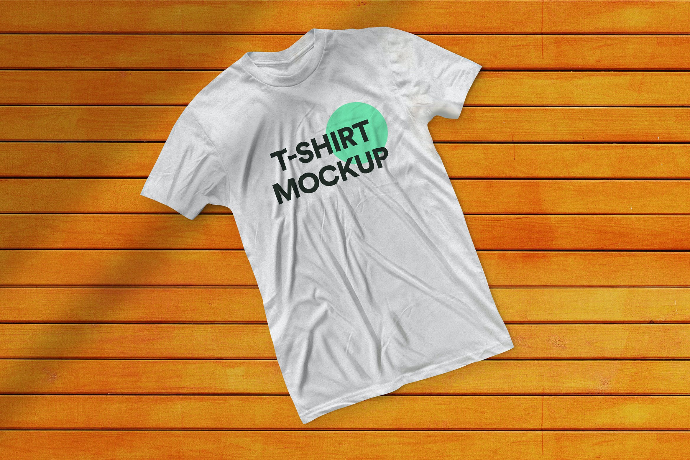 平铺T恤效果图展示样机模板v10 T-Shirt Mockup 10设计素材模板