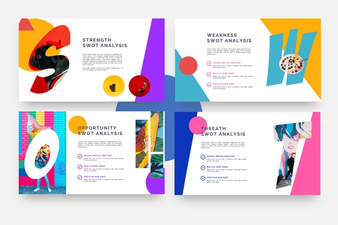 涂鸦设计波普艺术PPT幻灯片模板 Pastel – Pop Art & Graffiti Powerpoint Template设计素材模板