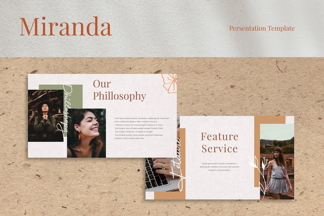摄影工作室宣传业务Powerpoint模板下载 Miranda – Powerpoint Template设计素材模板