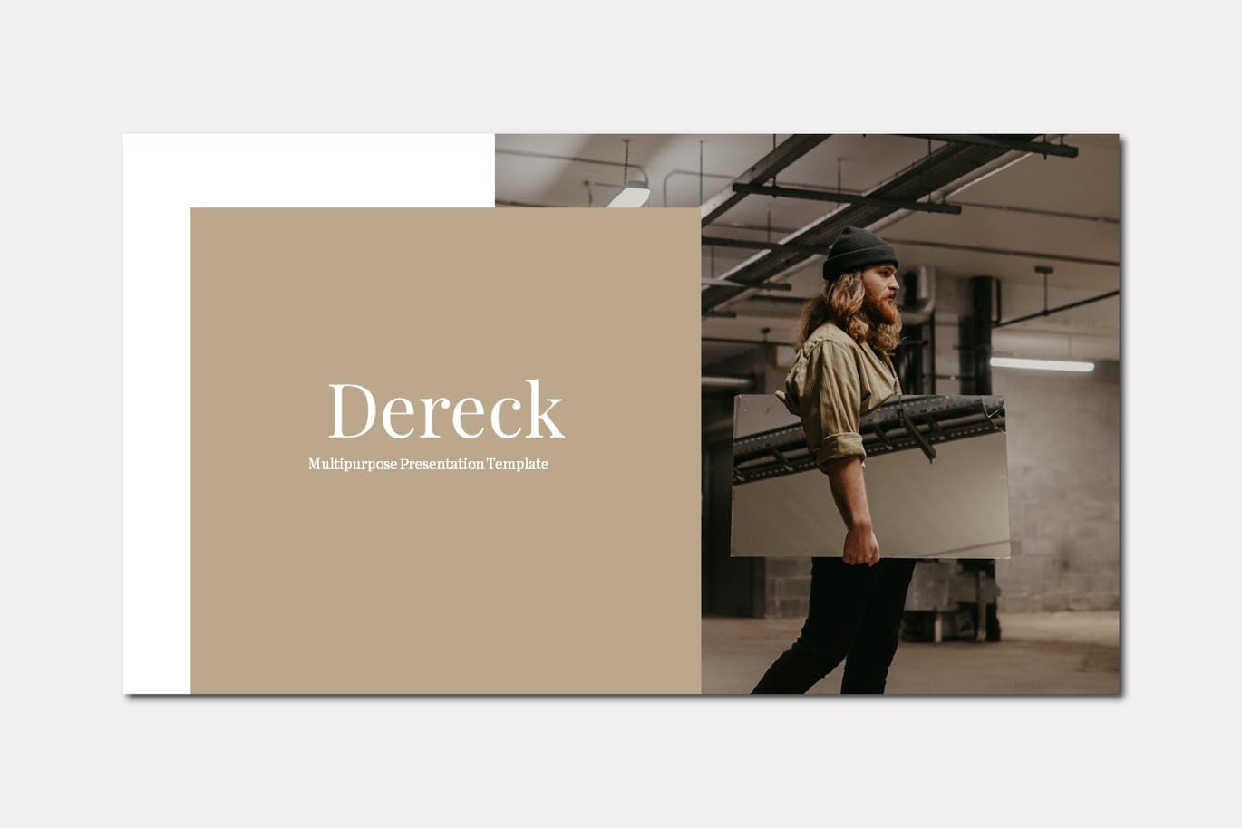简约现代创意Powerpoint模板下载 Dereck – Powerpoint Template设计素材模板
