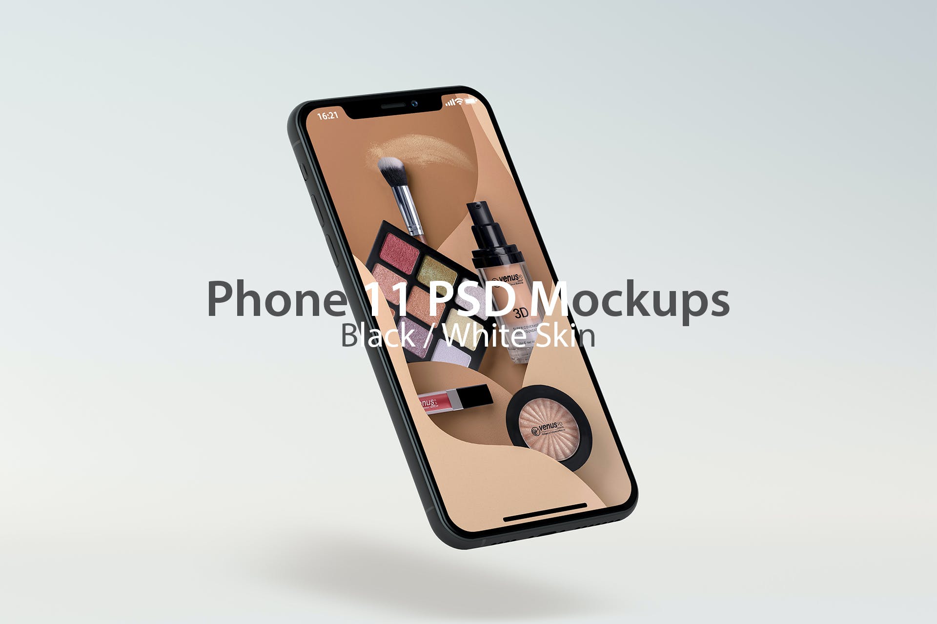 苹果手机iPhone 11屏幕展示PSD样机 iPhone 11 PSD Mock-ups设计素材模板