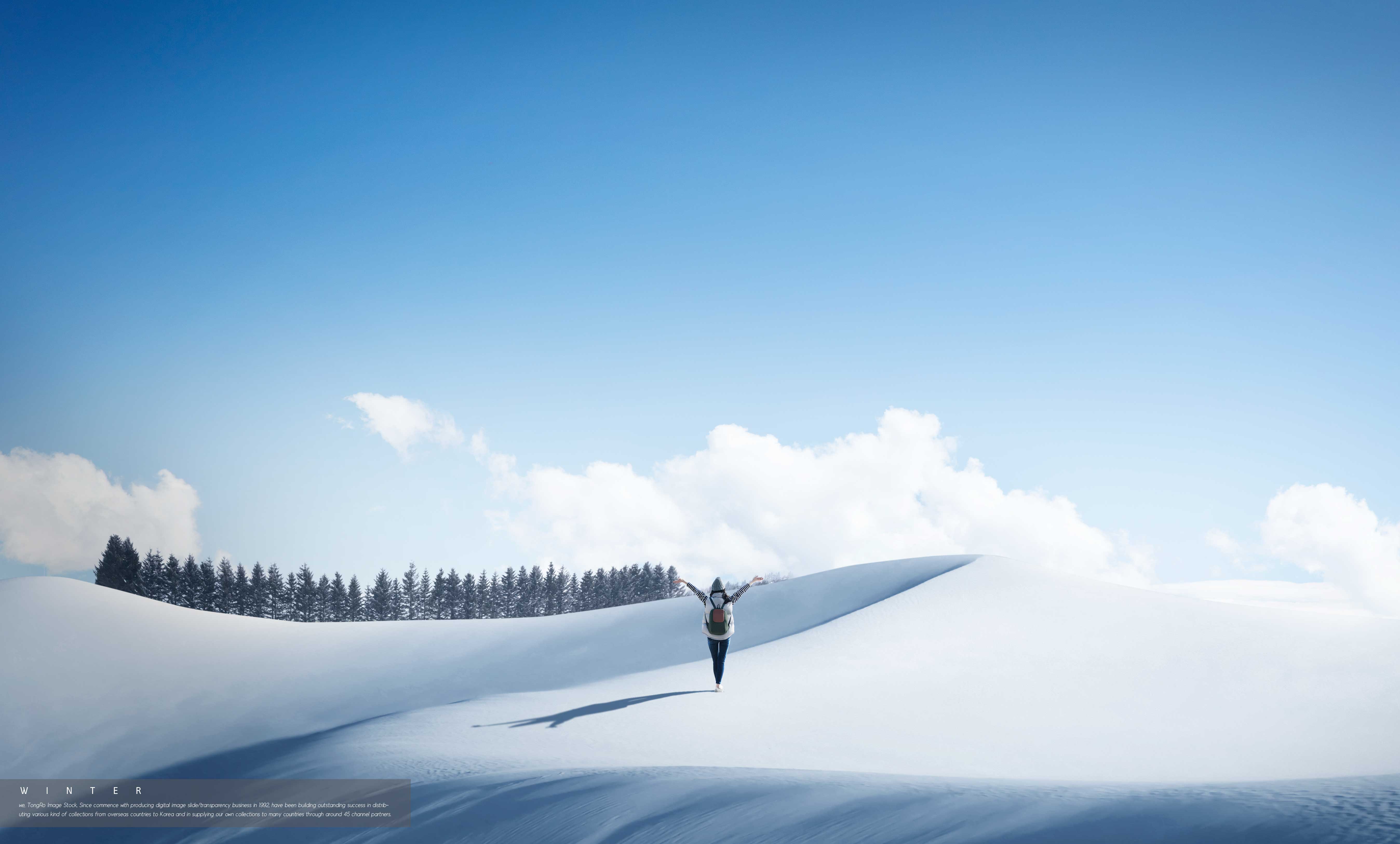 雪山旅行冬季推广背景图psd素材设计素材模板