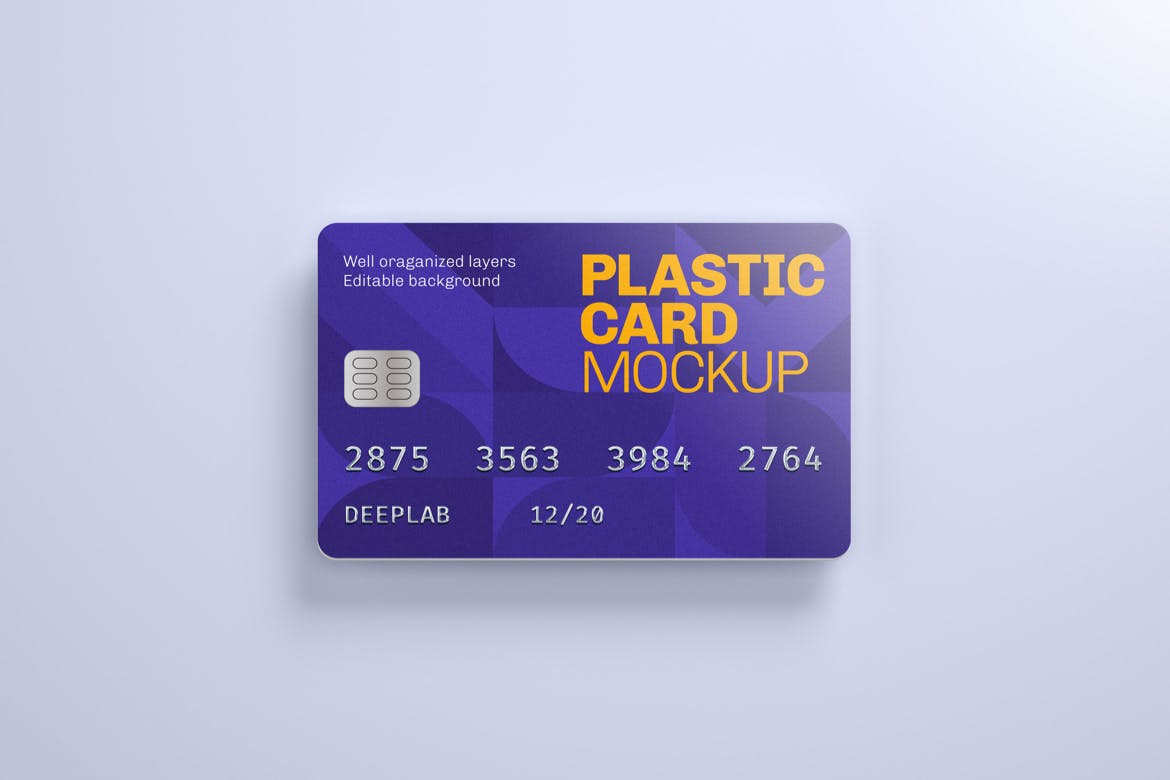 银行卡/塑料卡/信用卡设计样机集 Plastic Card Mockup Set | Credit Card设计素材模板