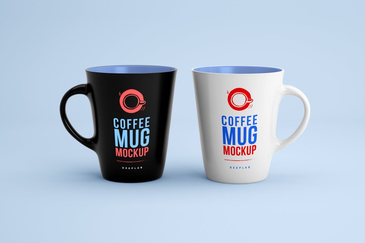 Logo设计咖啡杯品牌样机集 Coffee Mug Mockup Set设计素材模板
