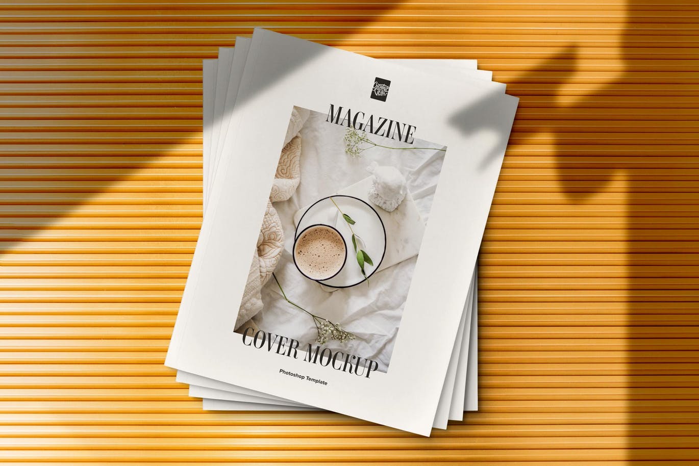 杂志封面产品画册设计样机集 Magazine Cover Mockup Set设计素材模板