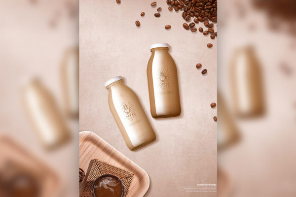 广告宣传海报咖啡饮品设计韩国素材