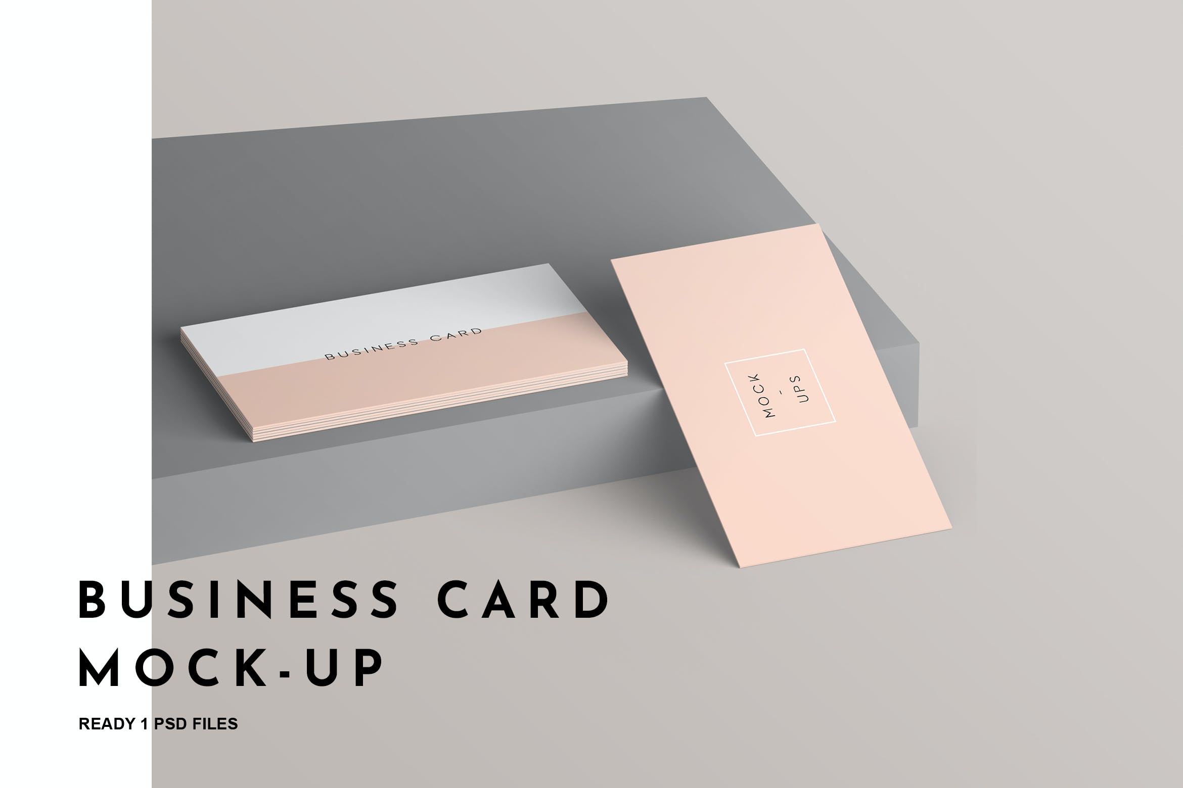 效果图样机素材商业名片 Business Card Mockup设计素材模板