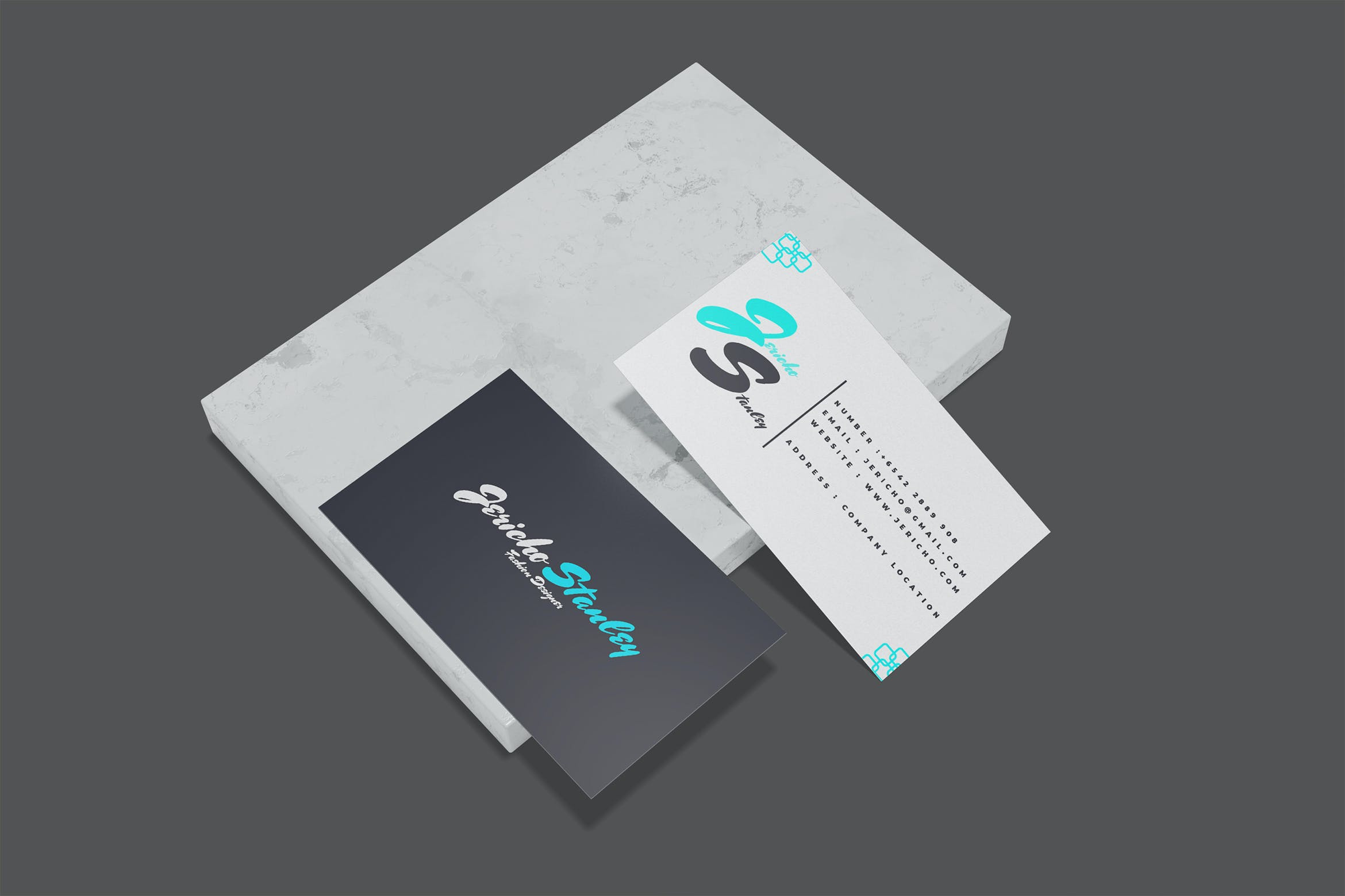 效果图样机名片品牌设计 elegant Business Card – Mockup设计素材模板