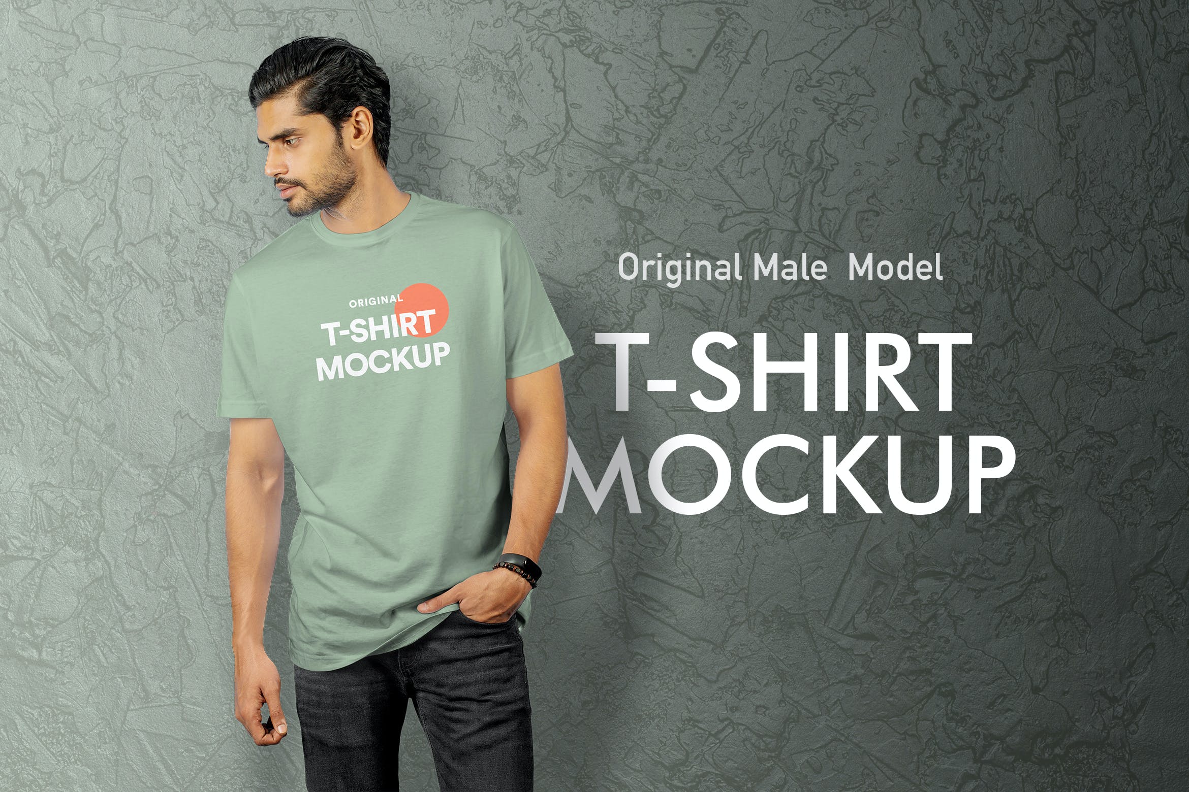 T恤展示印花样机模板v16 T-Shirt Mockup 16设计素材模板