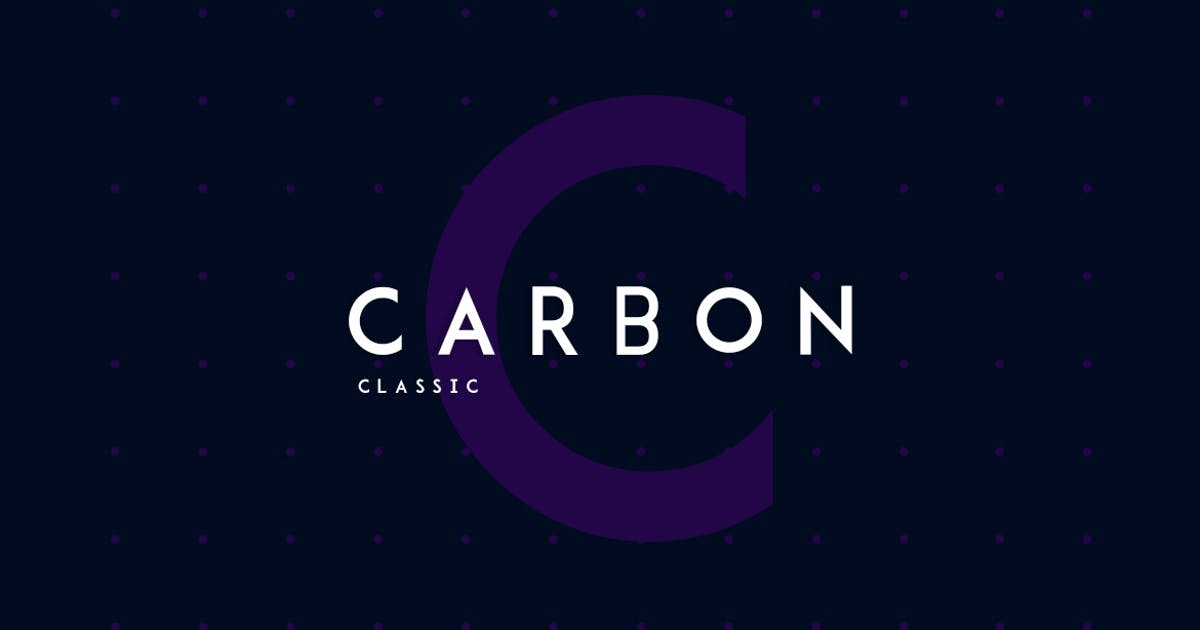 电影海报经典无衬线字体设计 Carbon – Classic Typeface + WebFonts设计素材模板