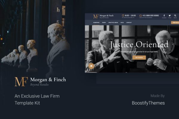 咨询业务专业法律金融类Morgan Finch – Law Template Kit