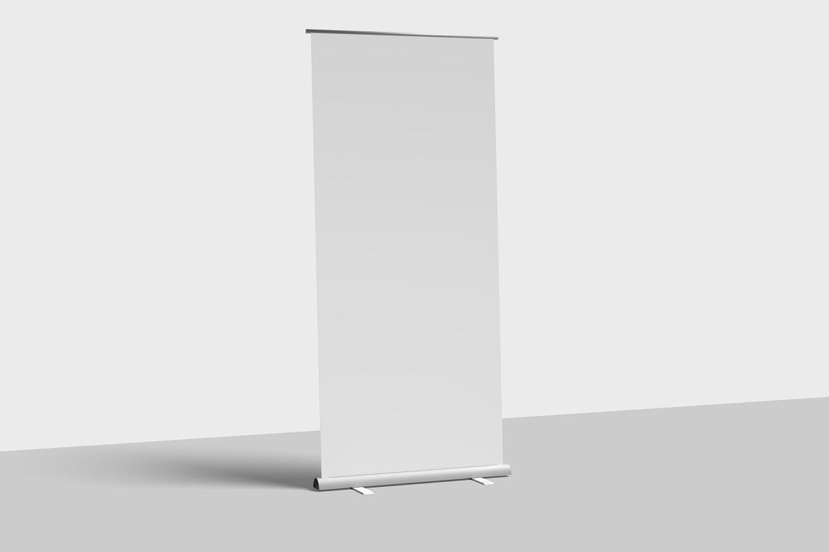 展架广告易拉宝设计样机v3 Roll Up Banner Mockups V.3设计素材模板