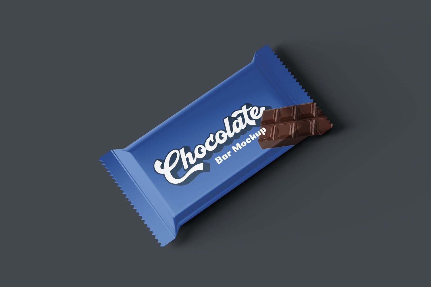 包装设计巧克力棒样机 Chocolate Bar Packaging Mockups设计素材模板