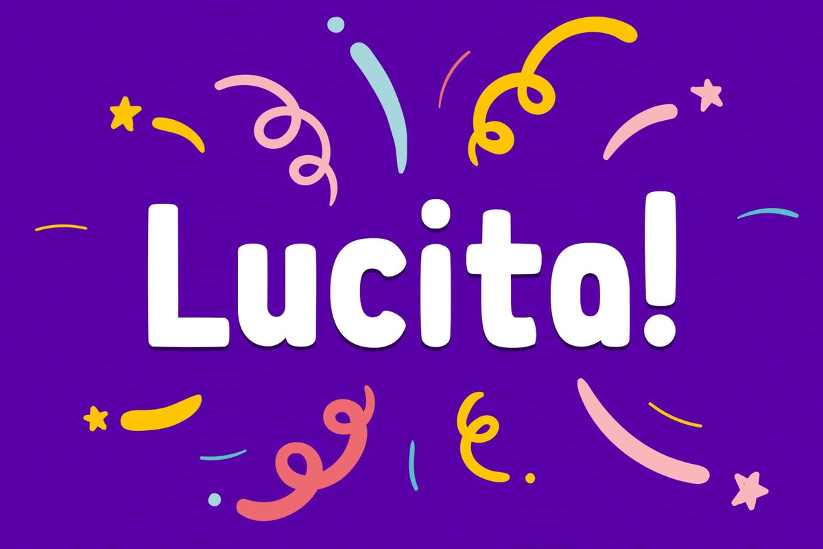 童趣创意趣味儿童无衬线粗圆体字体 Lucita – Fun Sans Serif Font设计素材模板