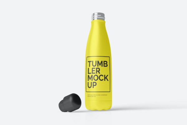 包装设计保温水瓶样机模板 Tumbler Mockup
