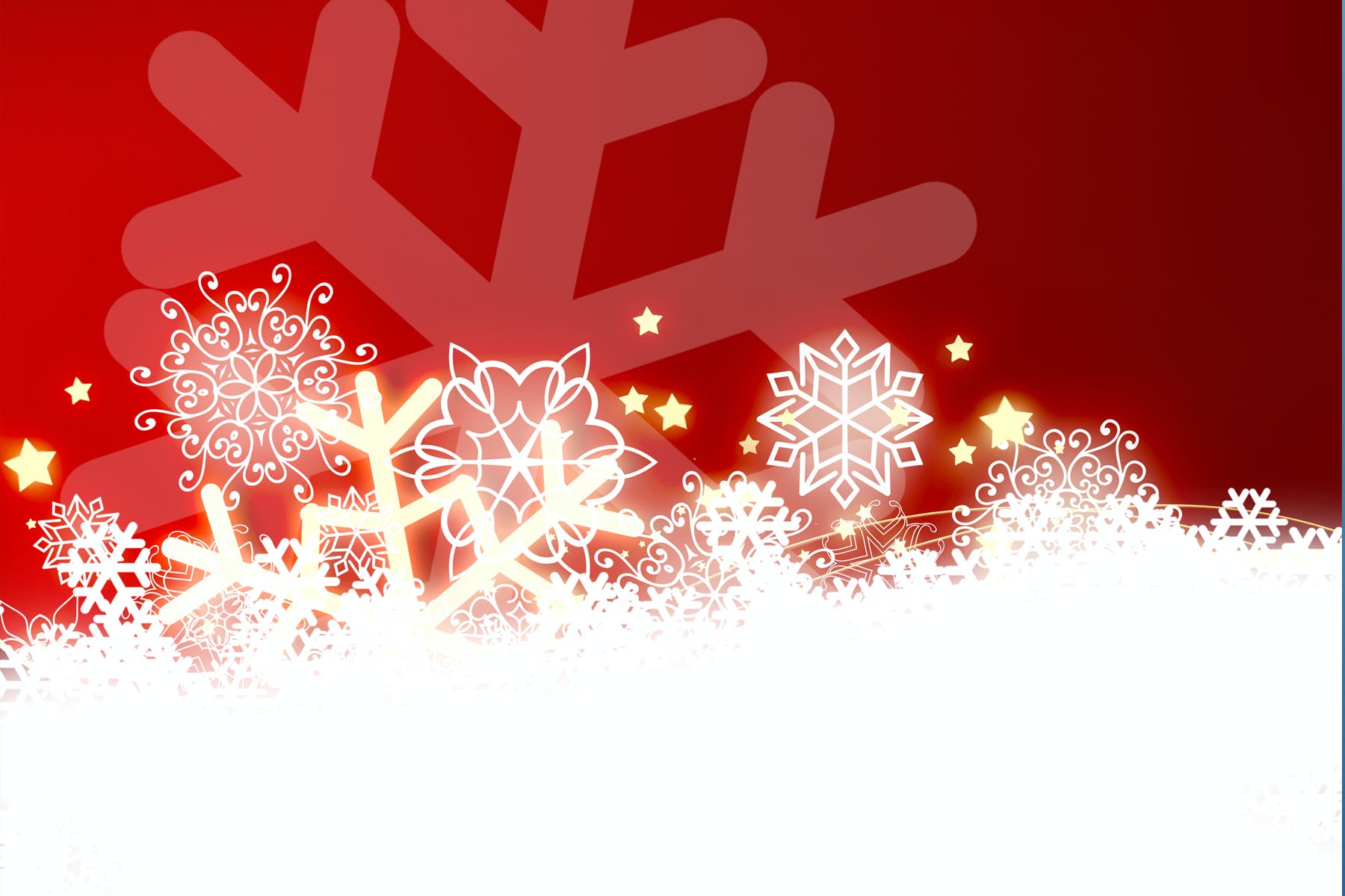高清背景图闪亮圣诞雪花素材 Christmas background设计素材模板