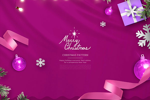 新年节日/圣诞快乐祝福主题海报设计韩国素材